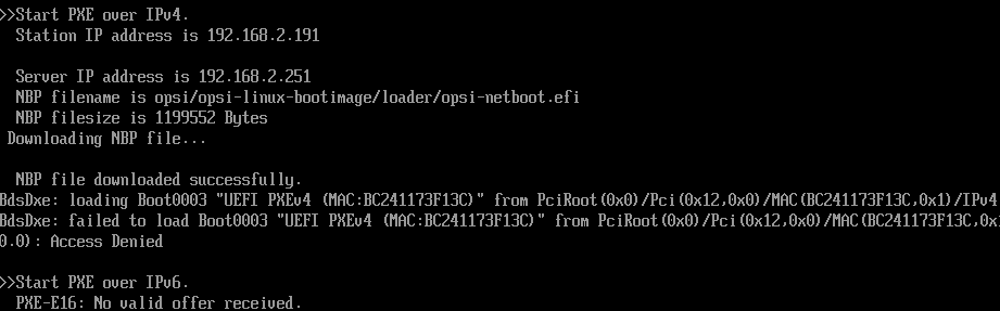 PXE-Boot Client