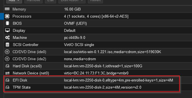 VM Konfig